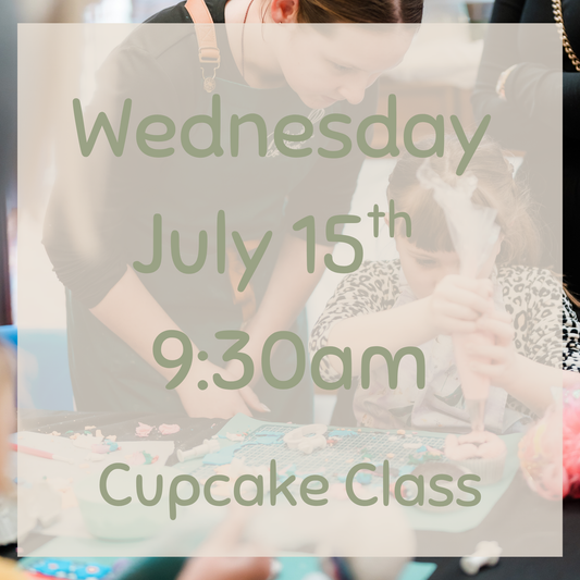 KidsFest Cupcake Class #7 -Wednesday 15th July, 9:30am