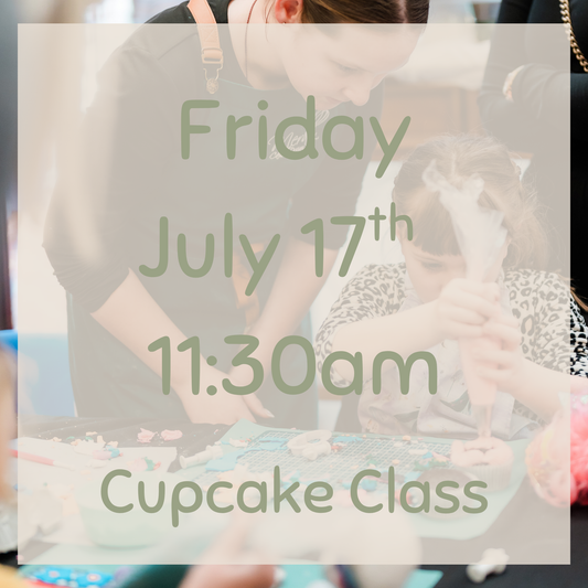 KidsFest Cupcake Class *5 Friday 17th July, 11:30am