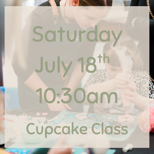 KidsFest Cupcake Class *7 -Saturday 18th July, 10:30am